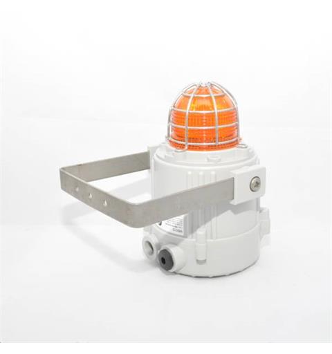 XenonStrobe MB010  24vDC 2:AMBER 10J 1Hz IP66/67 20-28vDC Sync.